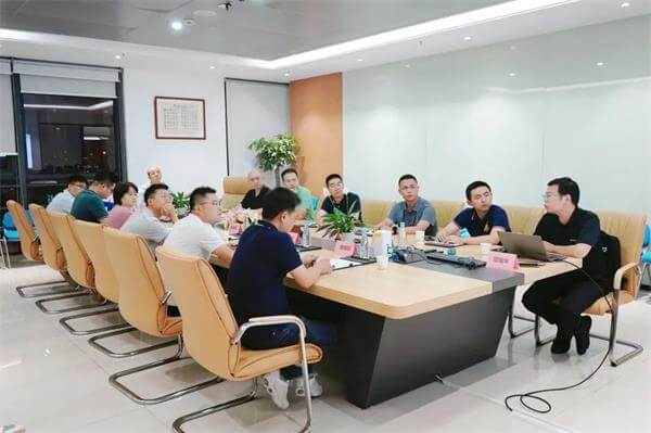 福建廣電網絡集團廈門分公司副總經理陳東陽一行蒞臨四信參觀交流座談會現場圖3