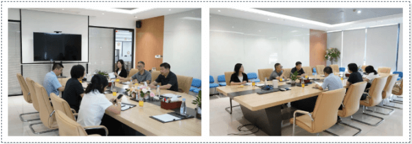 廈門市科學(xué)技術(shù)局局長(zhǎng)孔曙光一行蒞臨四信與四信代表座談會(huì)圖2