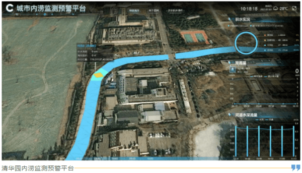 四信城市排水防澇解決方案的應(yīng)用案例之清華園內(nèi)澇監(jiān)測(cè)預(yù)警平臺(tái)